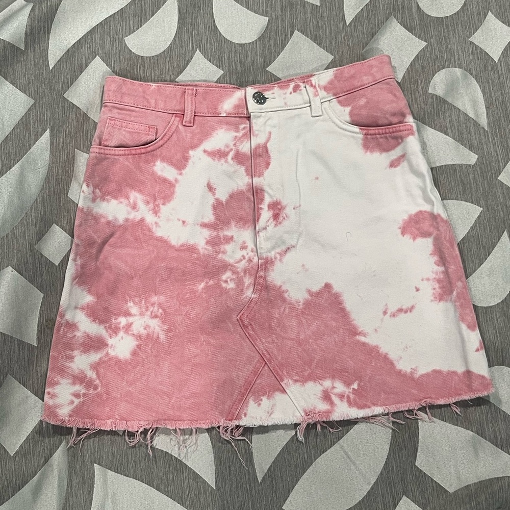 Pink & White skirt